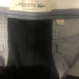 Men’s Lacoste Black Pants